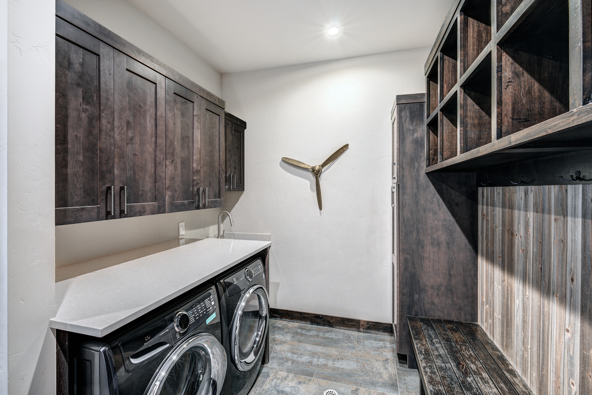 Laundry / mud room off of the garage level