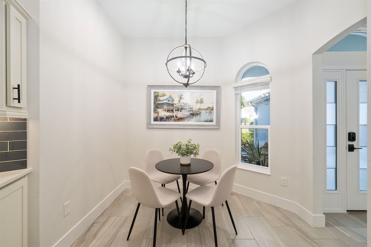 Inviting dining space at the heart of the home