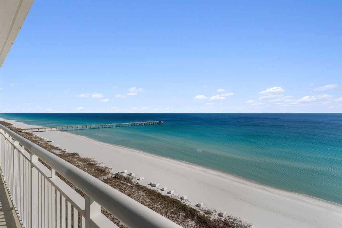 View from Balcony of the Navarre Beach Pier