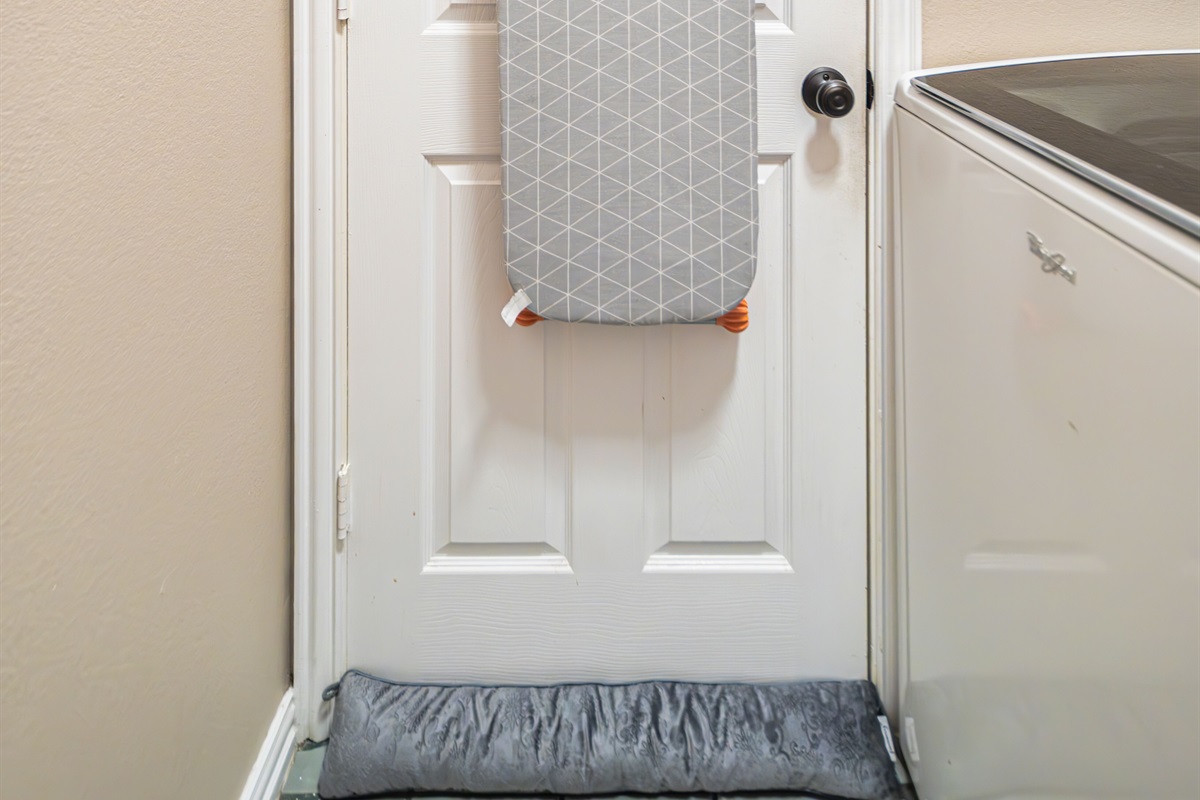 Ironing Board and Iron as well as Steamer Available