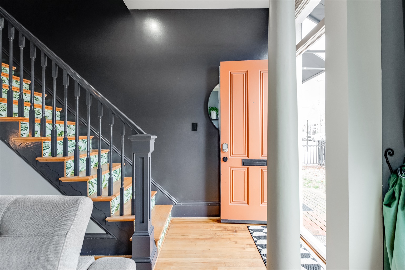 Entryway: Welcome home to vibrant hues and stylish decor leading to your Richmond adventure!