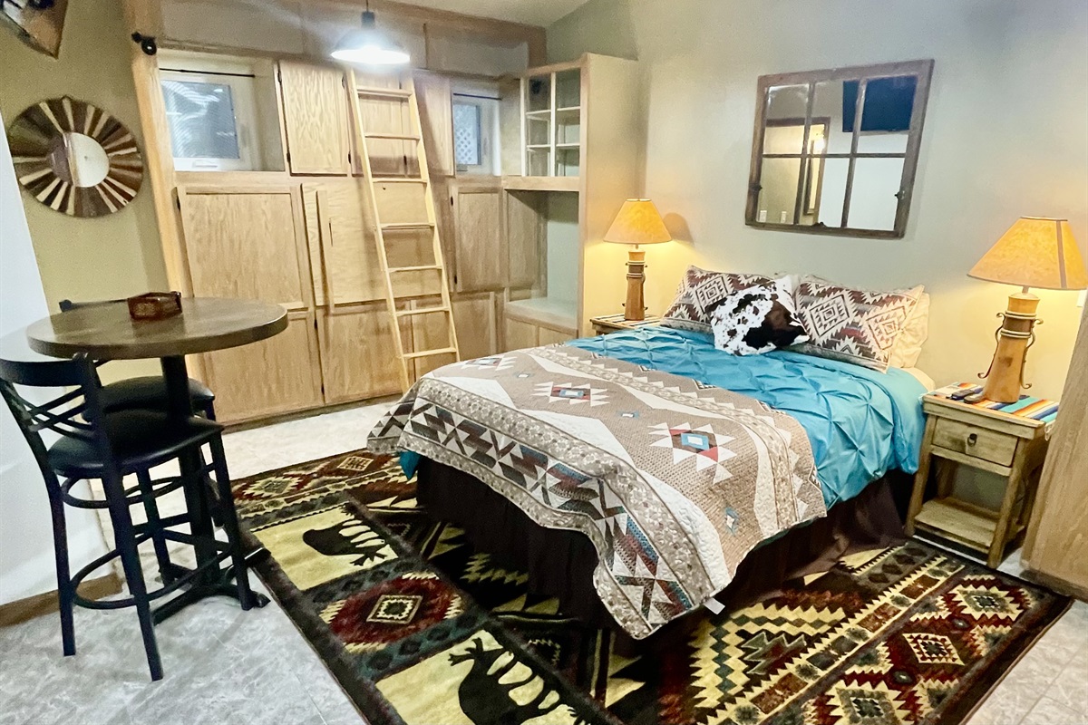 Relax and unwind in this cozy southwestern studio suite.