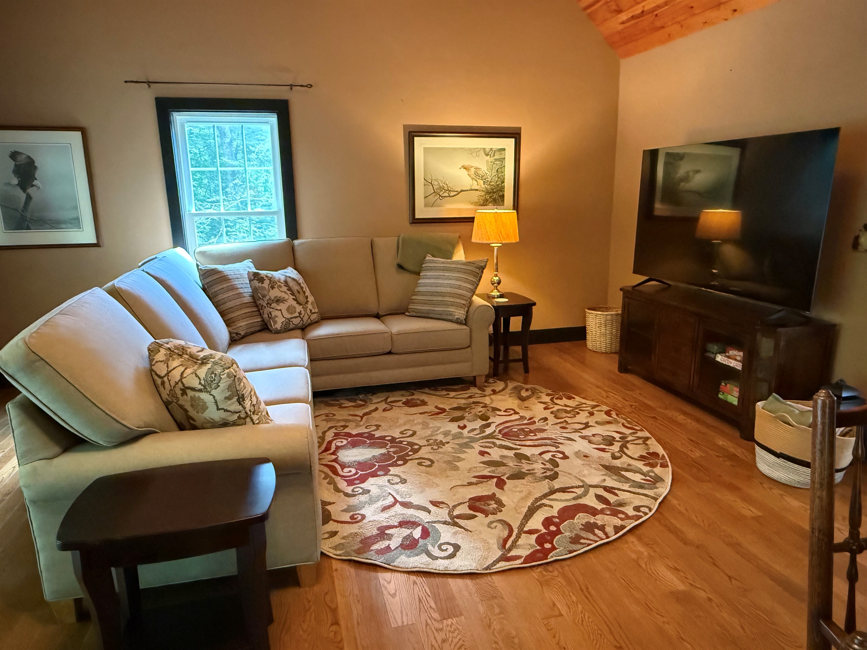 Media Area in Bonus Room over Garage