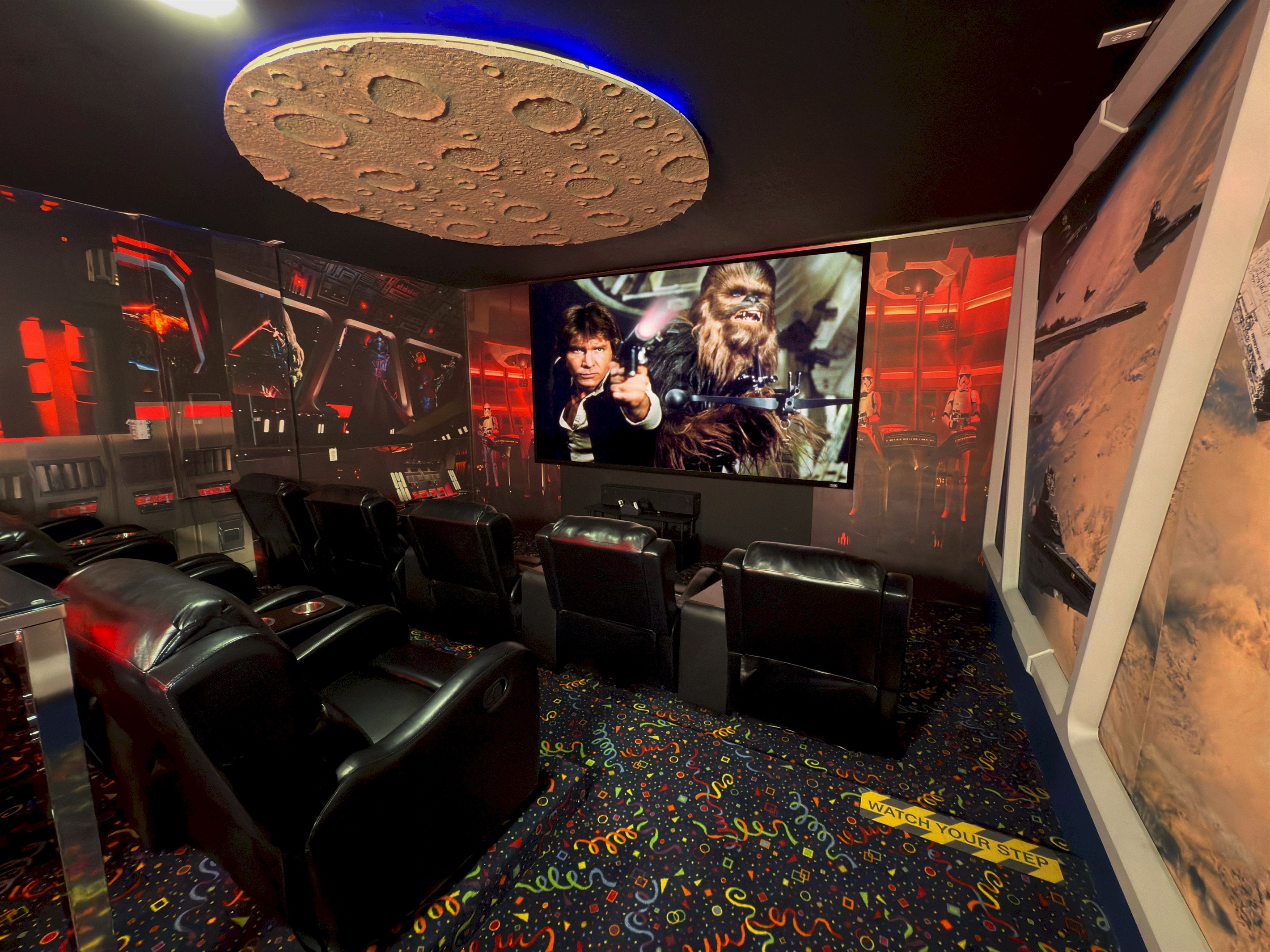 Star Wars Movie Theater-Huge Screen And Surround Sound