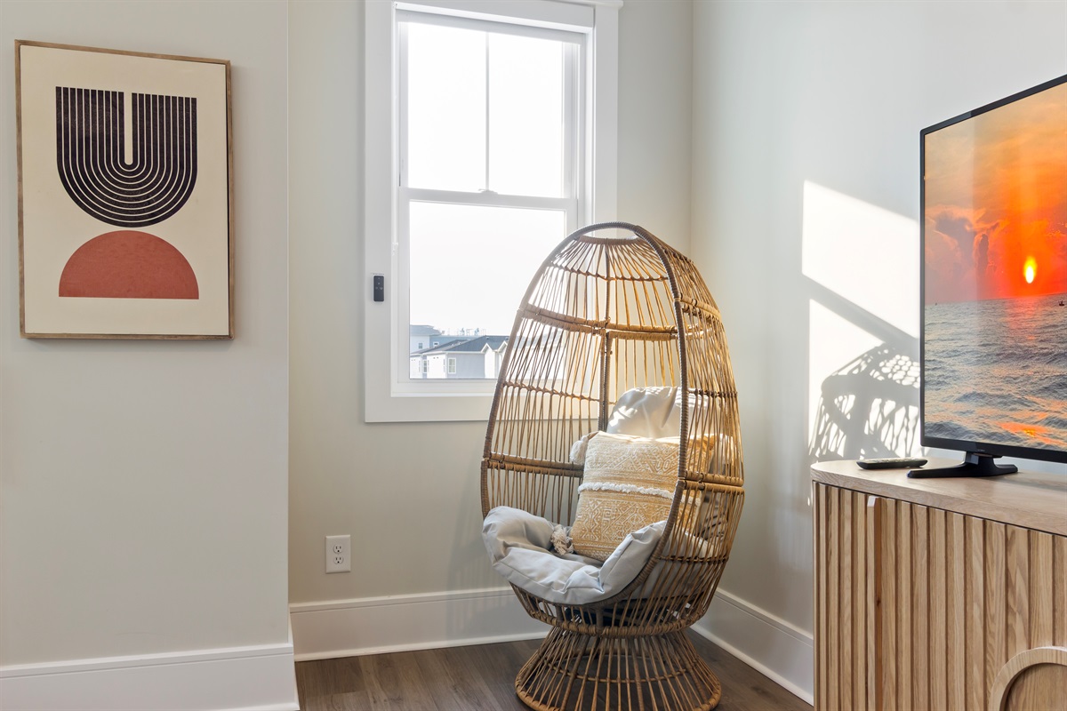 Bedroom 1 - King bed with smart tv