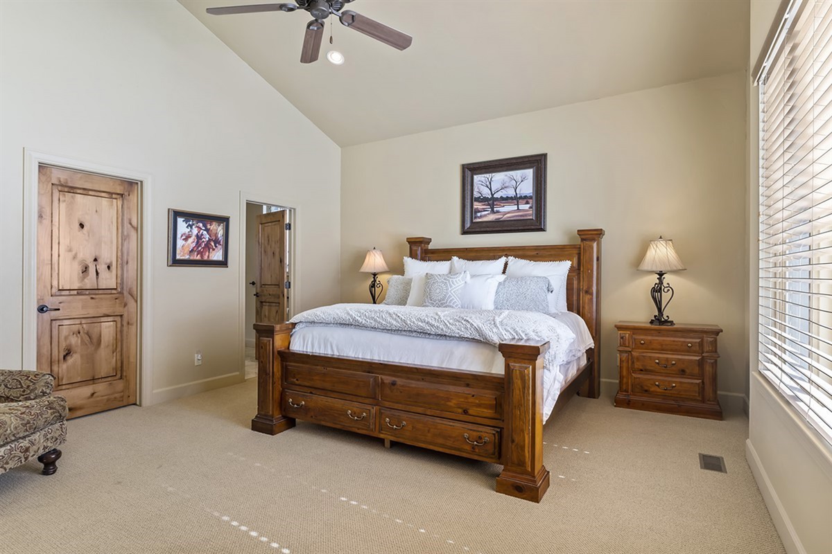 Another view of the primary suite—clean, comfortable, and designed to help you fully unwind.