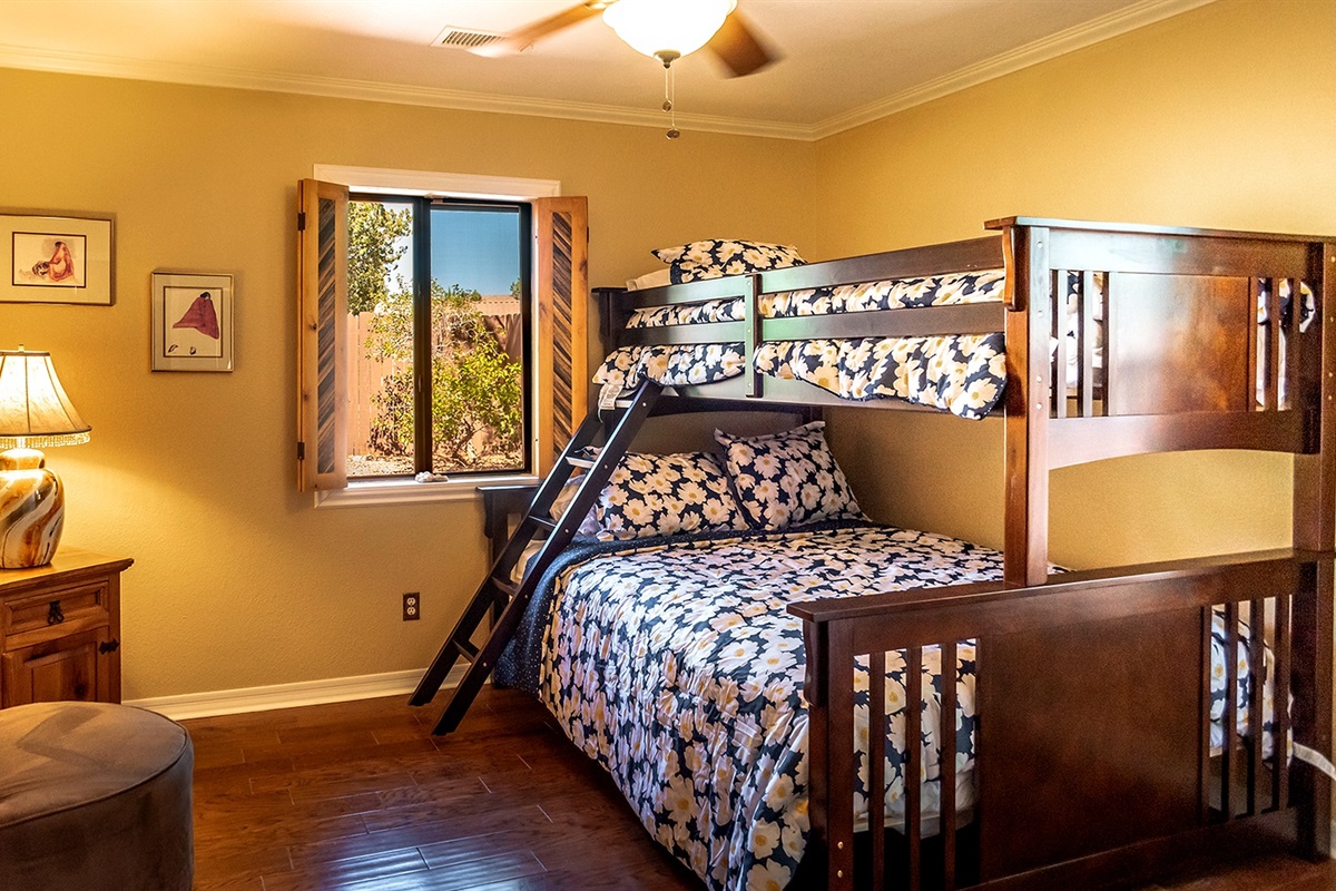 Bunk Beds (full/queen sleeps adults)