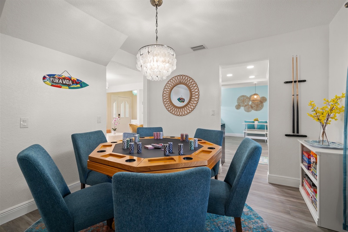 Dining Room with conversion Card Table #2