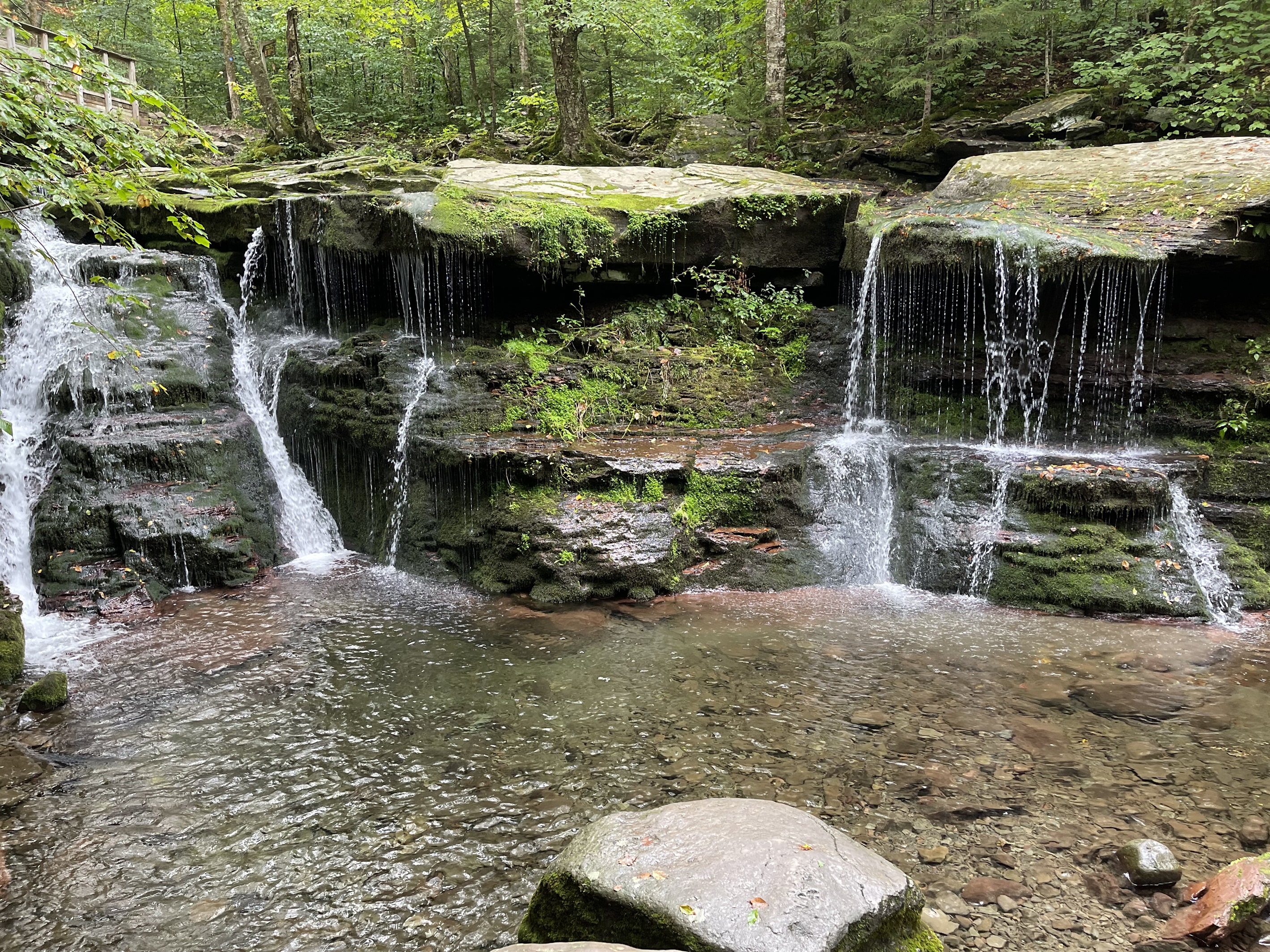 From nearby Diamond Notch Falls