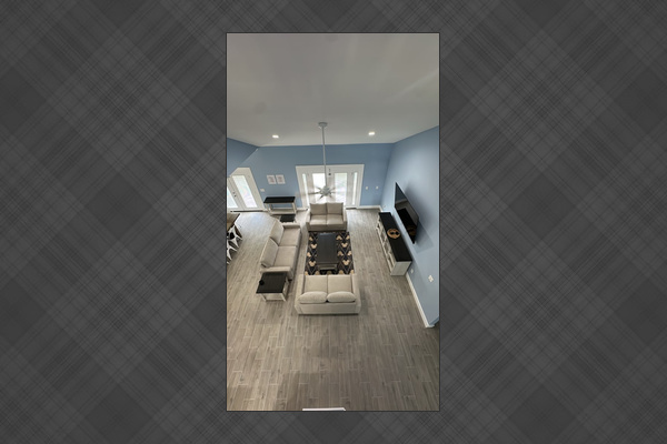 Large Open plan living room, dinning room, kitchen