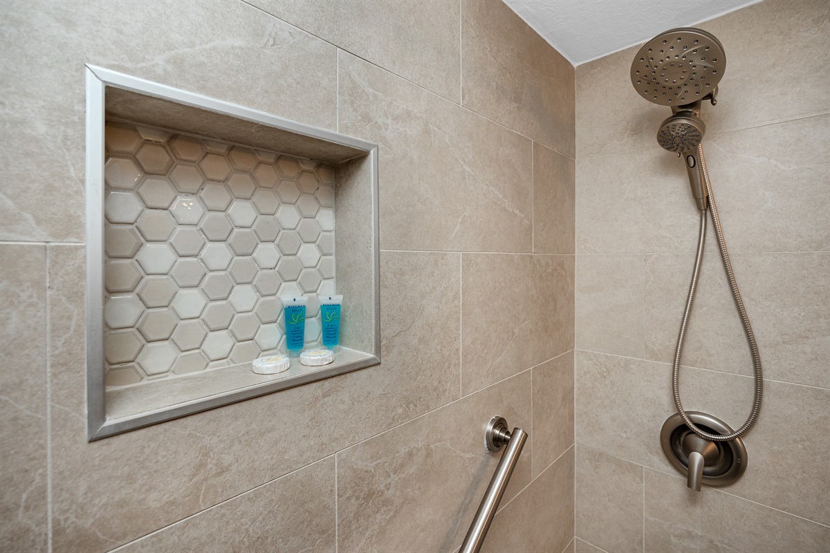 complimentary travel sized toiletries