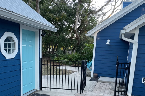 Sidewalk Between Dwellings