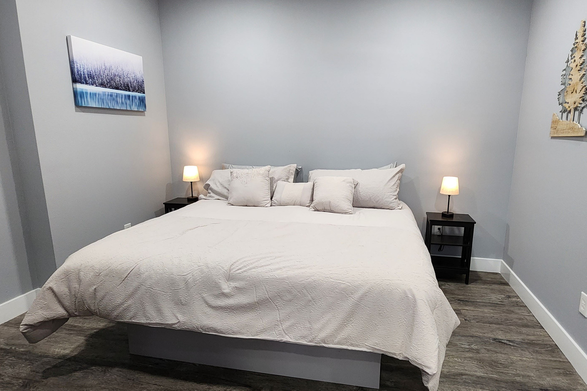 Simple, relaxing space to recharge.