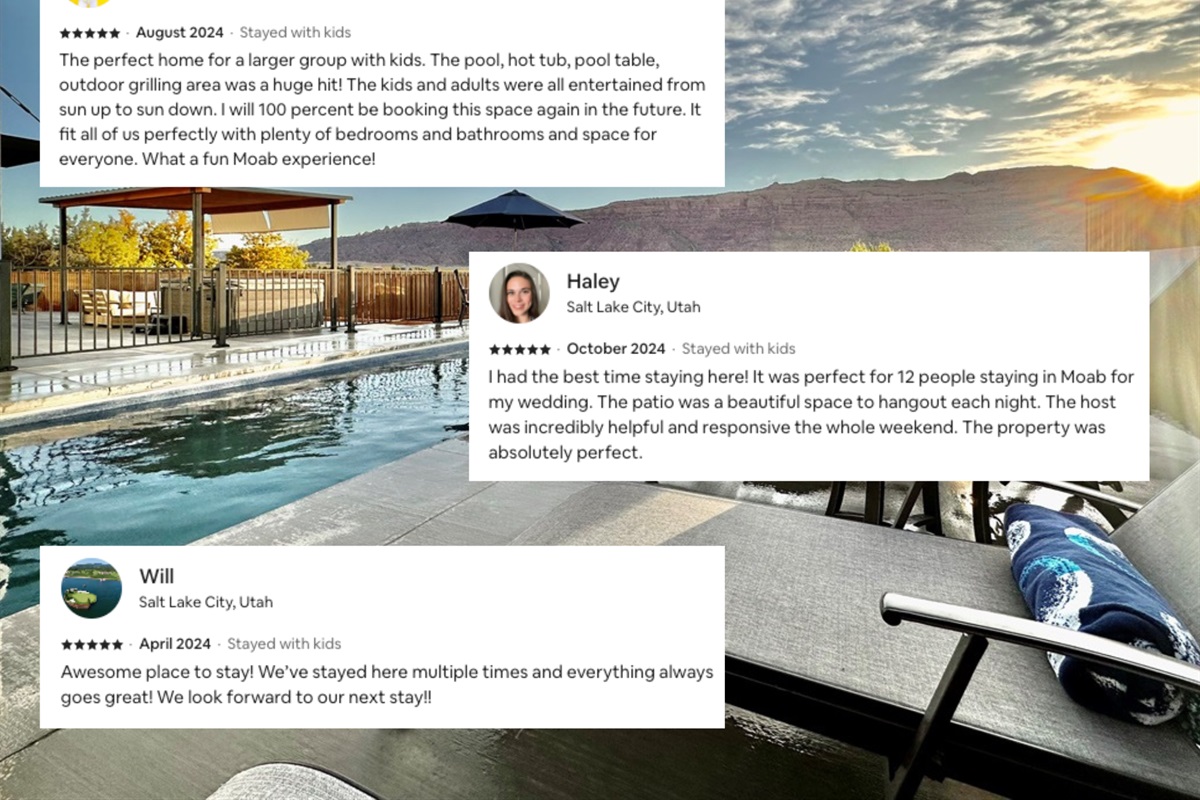 Guests love this home!