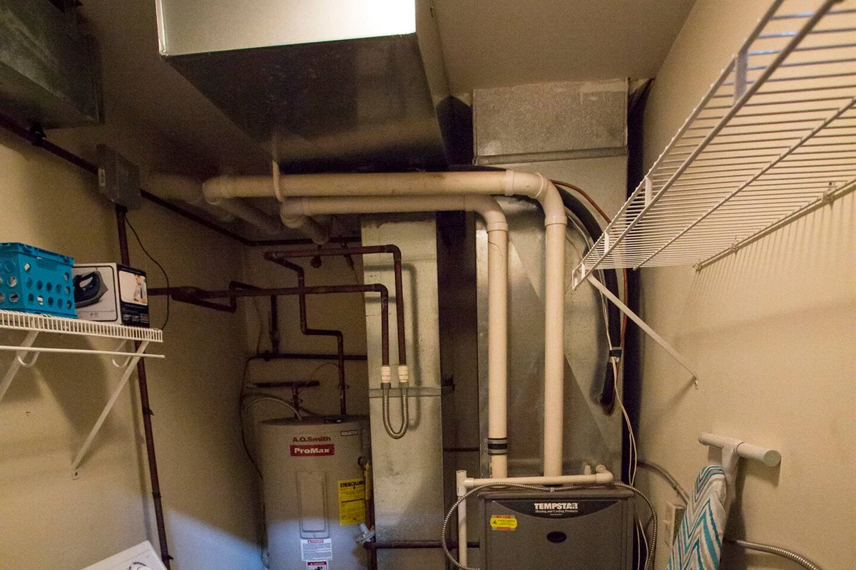 Laundry area.