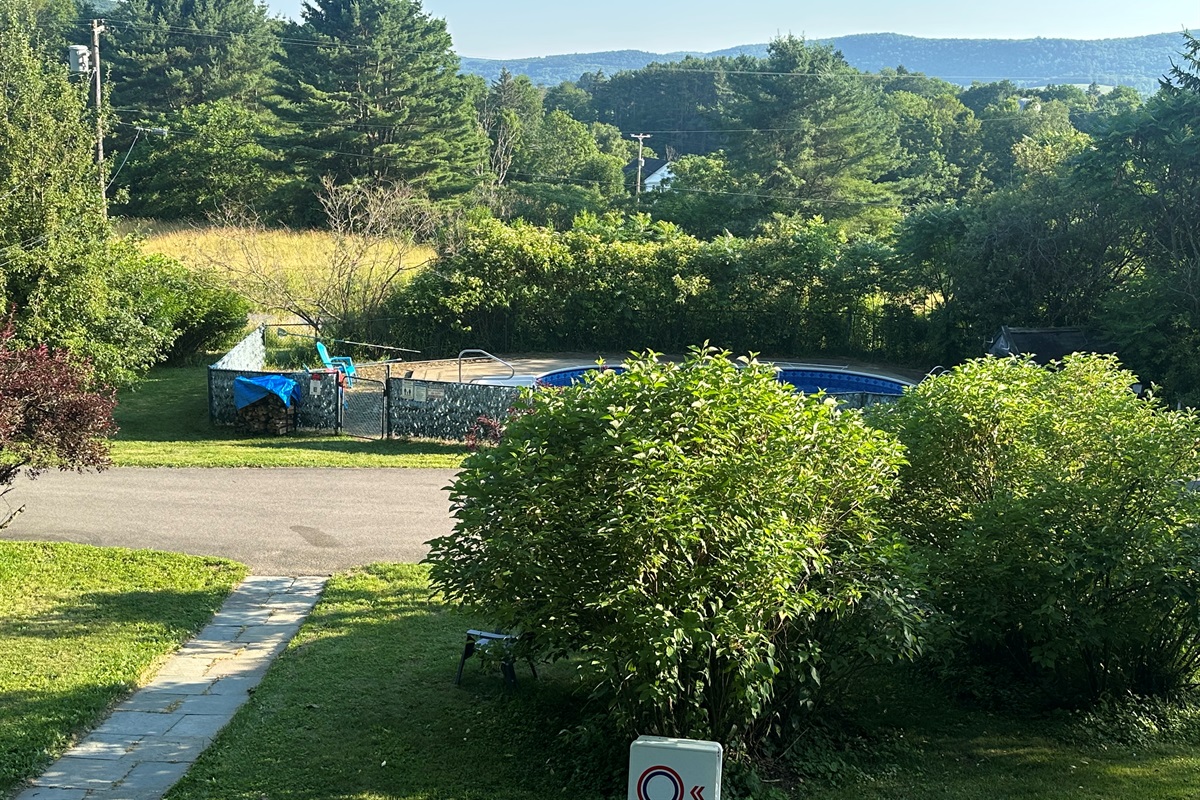 View from front balcony