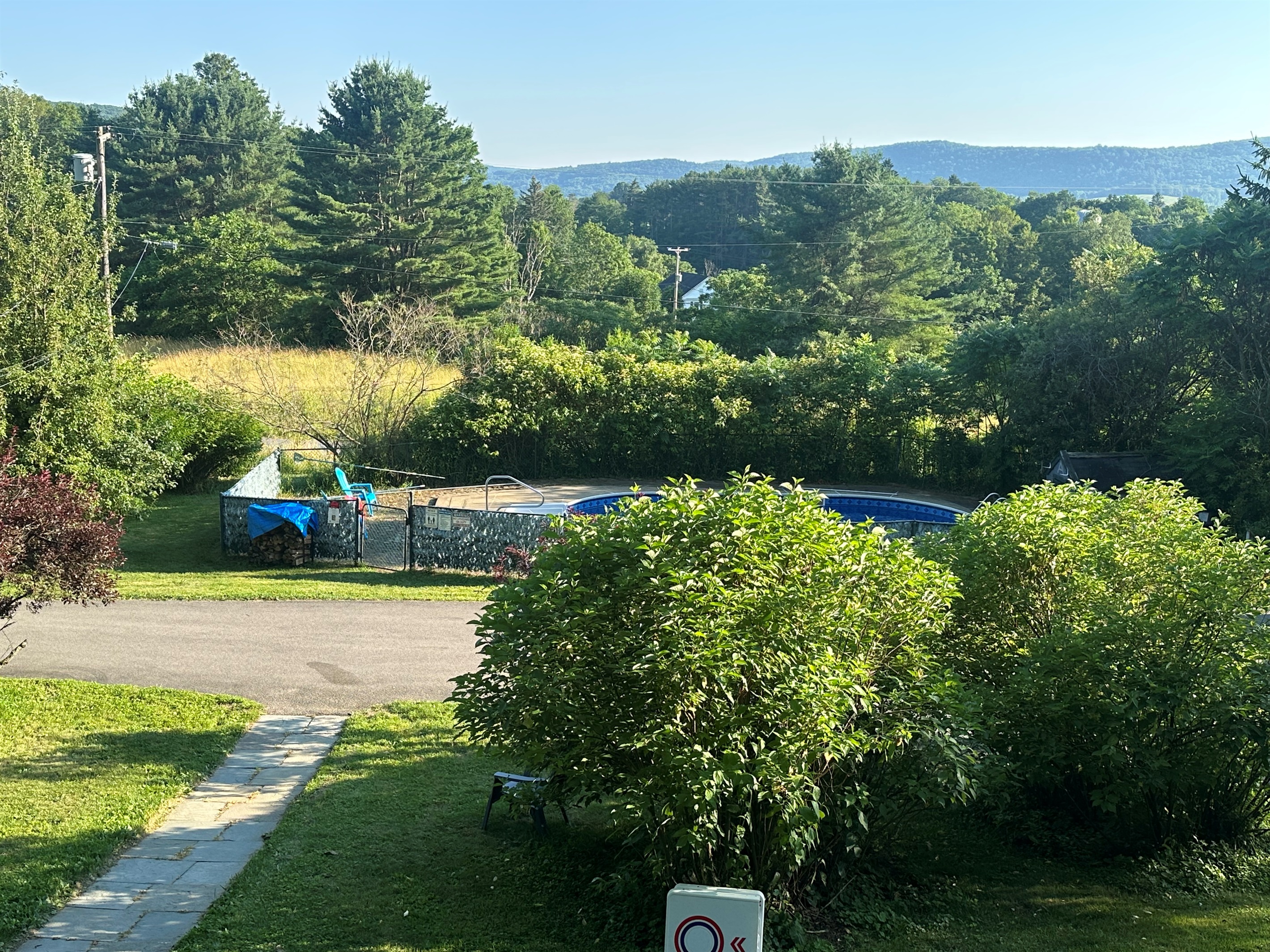 View from front balcony