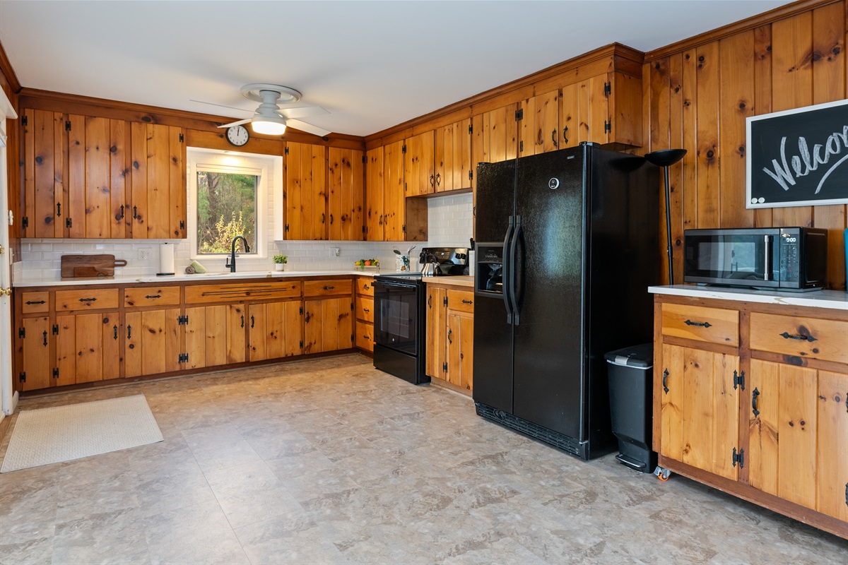 Open concept kitchen