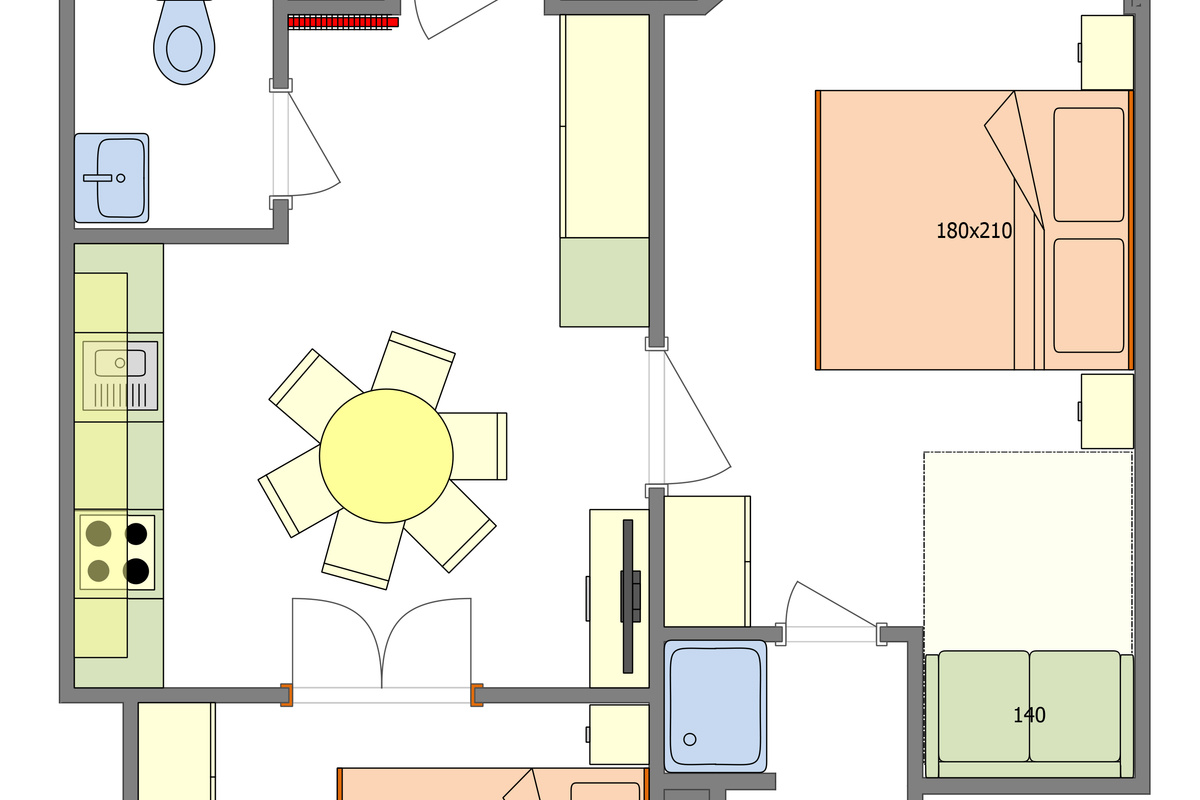 Plan of the apartment
