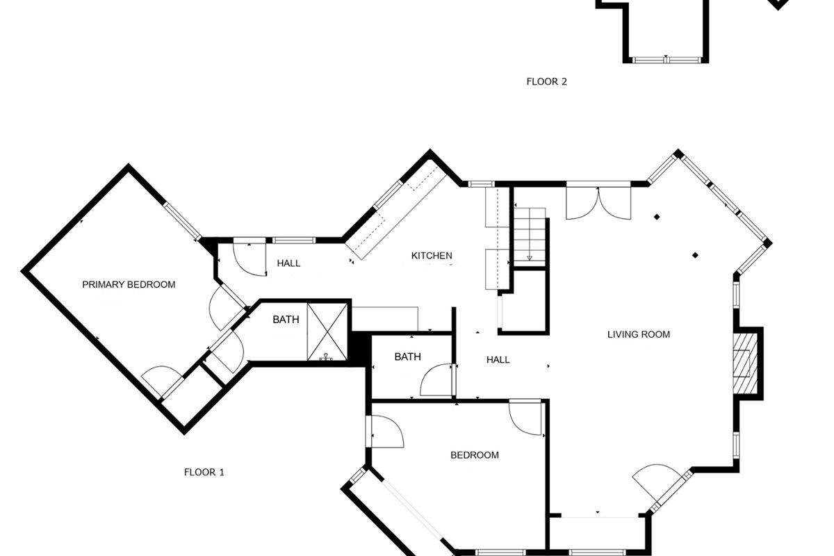 Thoughtfully designed for families & groups! 3 bedrooms • 2.5 baths • lots of light. Plenty of room to spread out and come together.