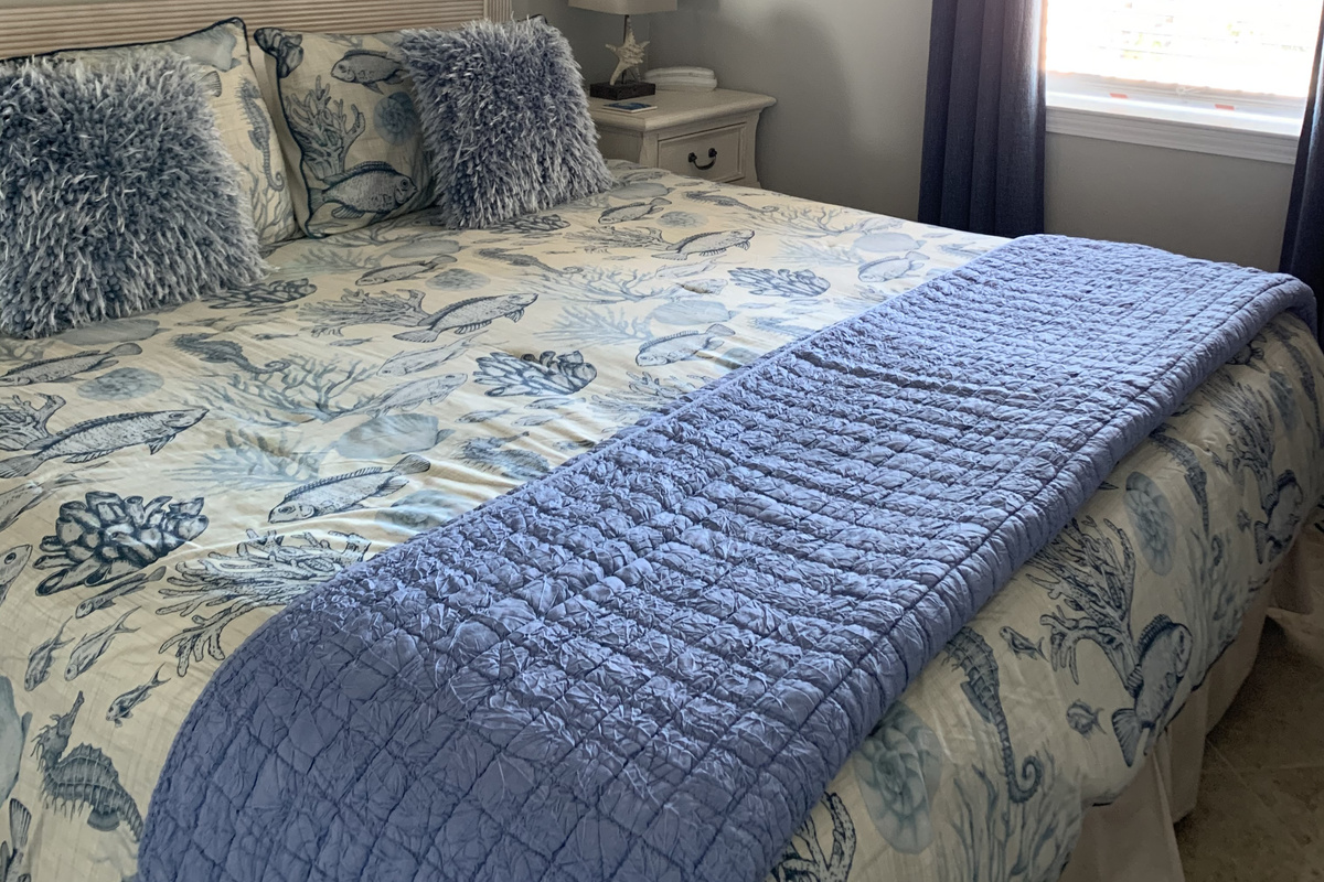 KS bed with upgraded mattress