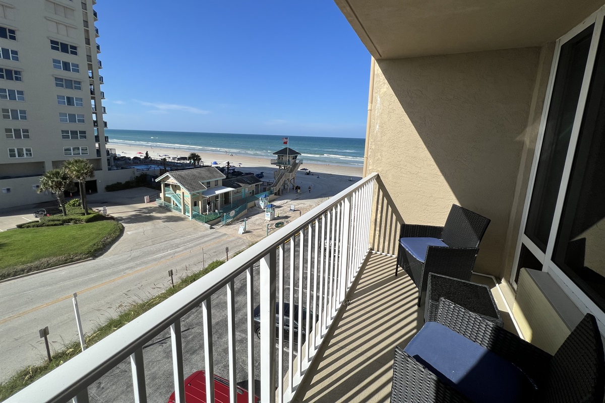 Relax with the view from your balcony.
