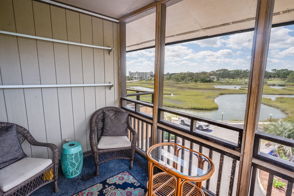 Balcony with Amazing Views