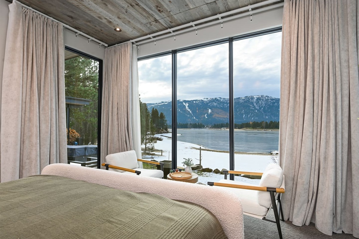 Master bedroom views.