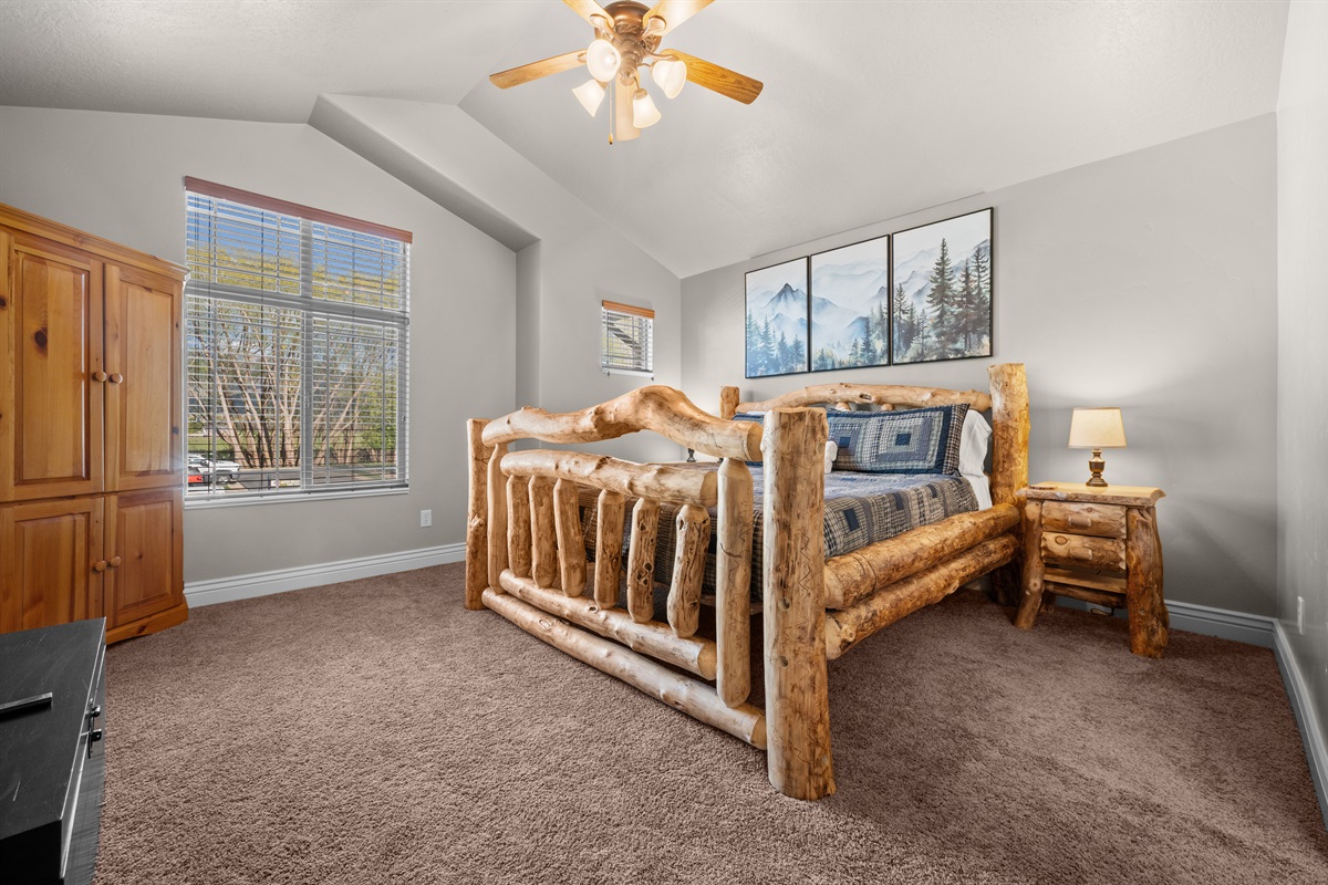 Wake up refreshed in a bright, peaceful primary suite.