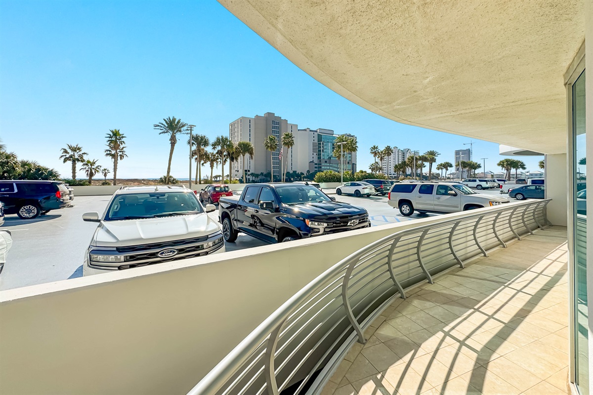 Prime parking and stunning views right outside your door. Welcome to convenience and coastal living.