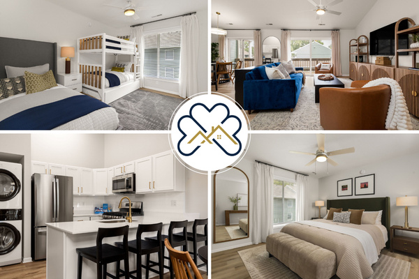 Walk to ND Luxury 2BR/2BA Condo Balcony + Parking