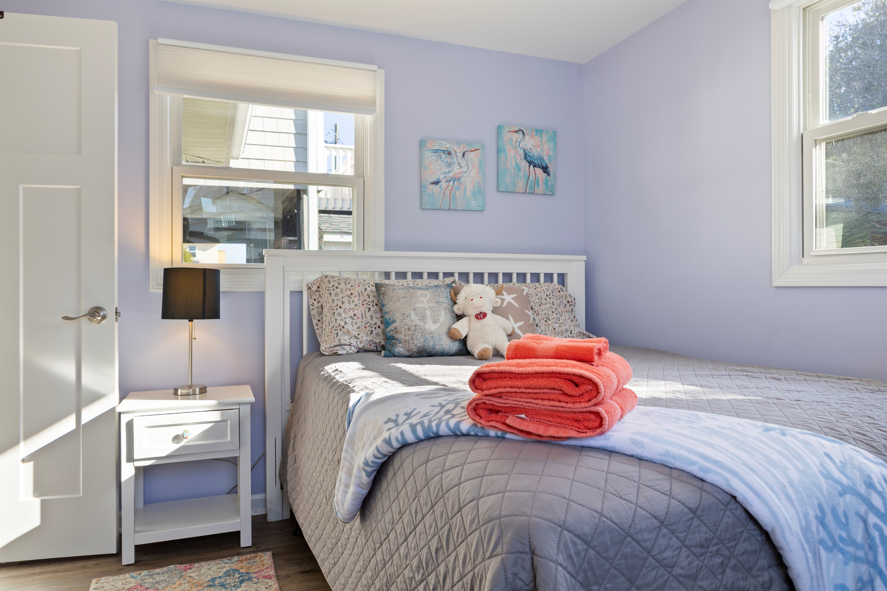 Enjoy a night of sleep in Bedroom 1