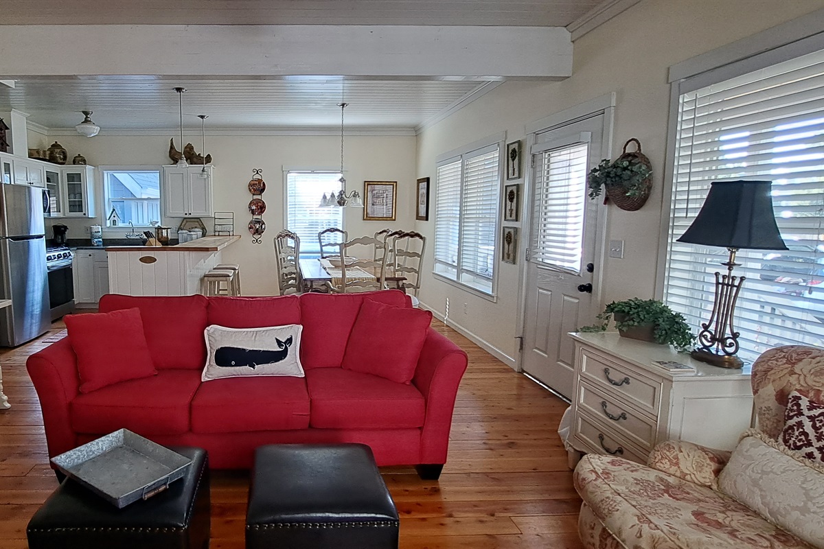 Enjoy the open-concept living, kitchen, and dining area, perfect for gathering, cooking, and relaxing together.