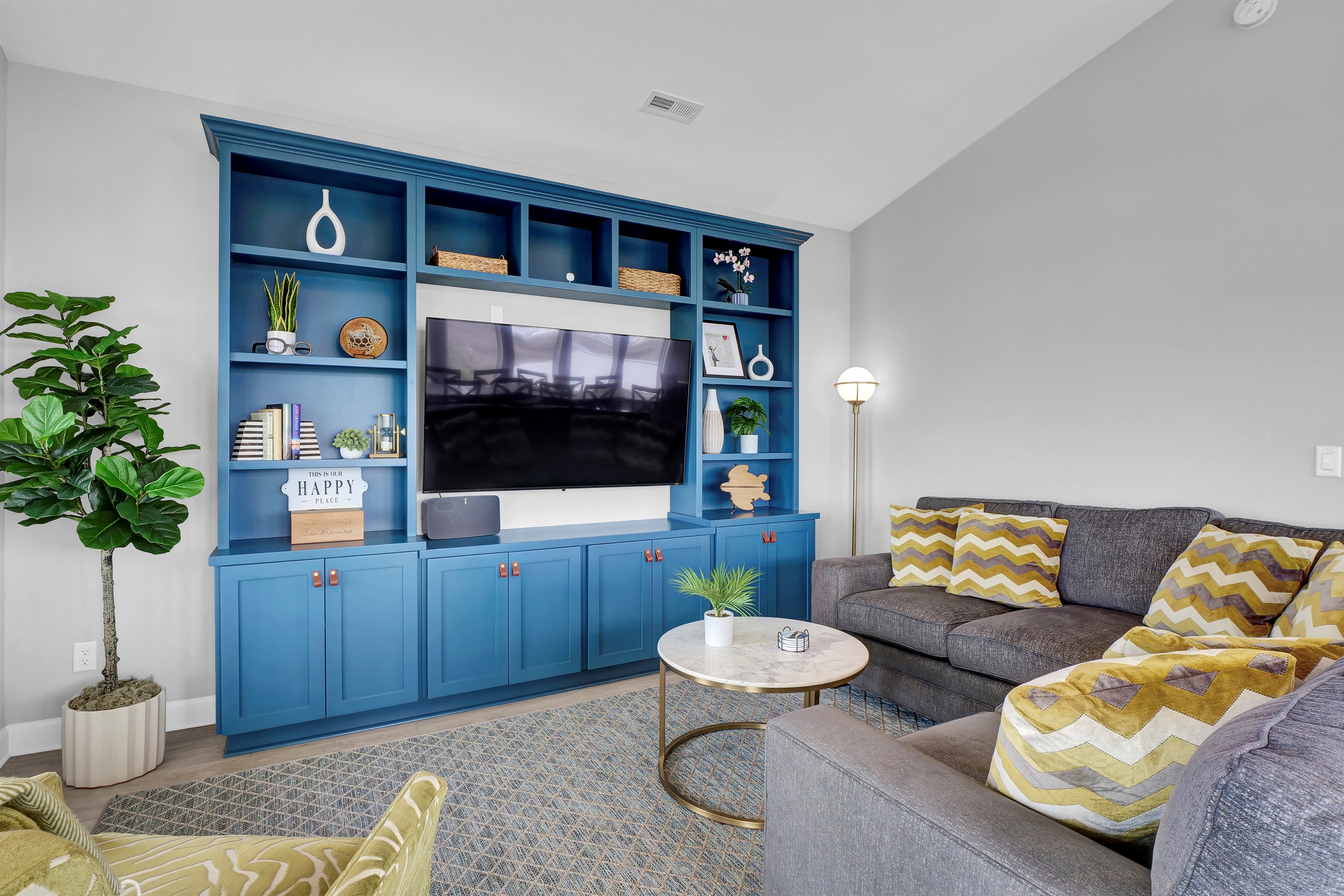Gather around for movie night or lively conversation in this cozy living area—designed for comfort, connection, and moments that make every stay memorable