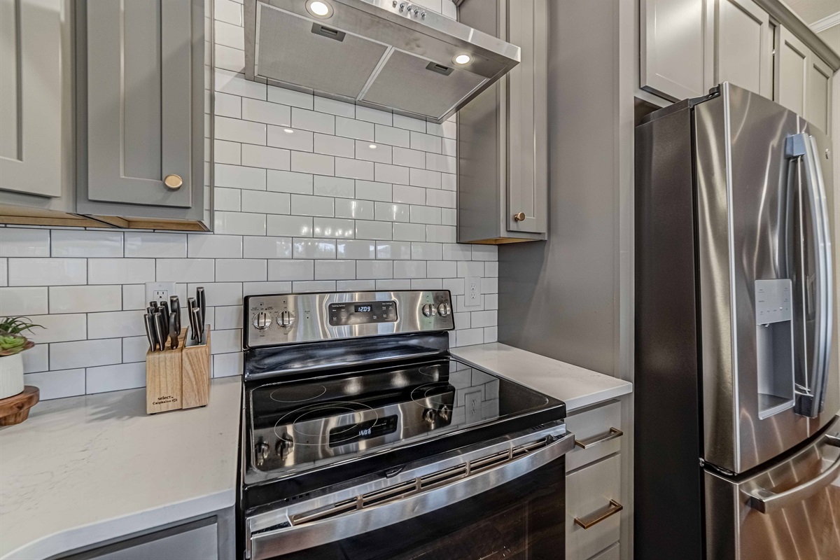 Perfect space for preparing a meal