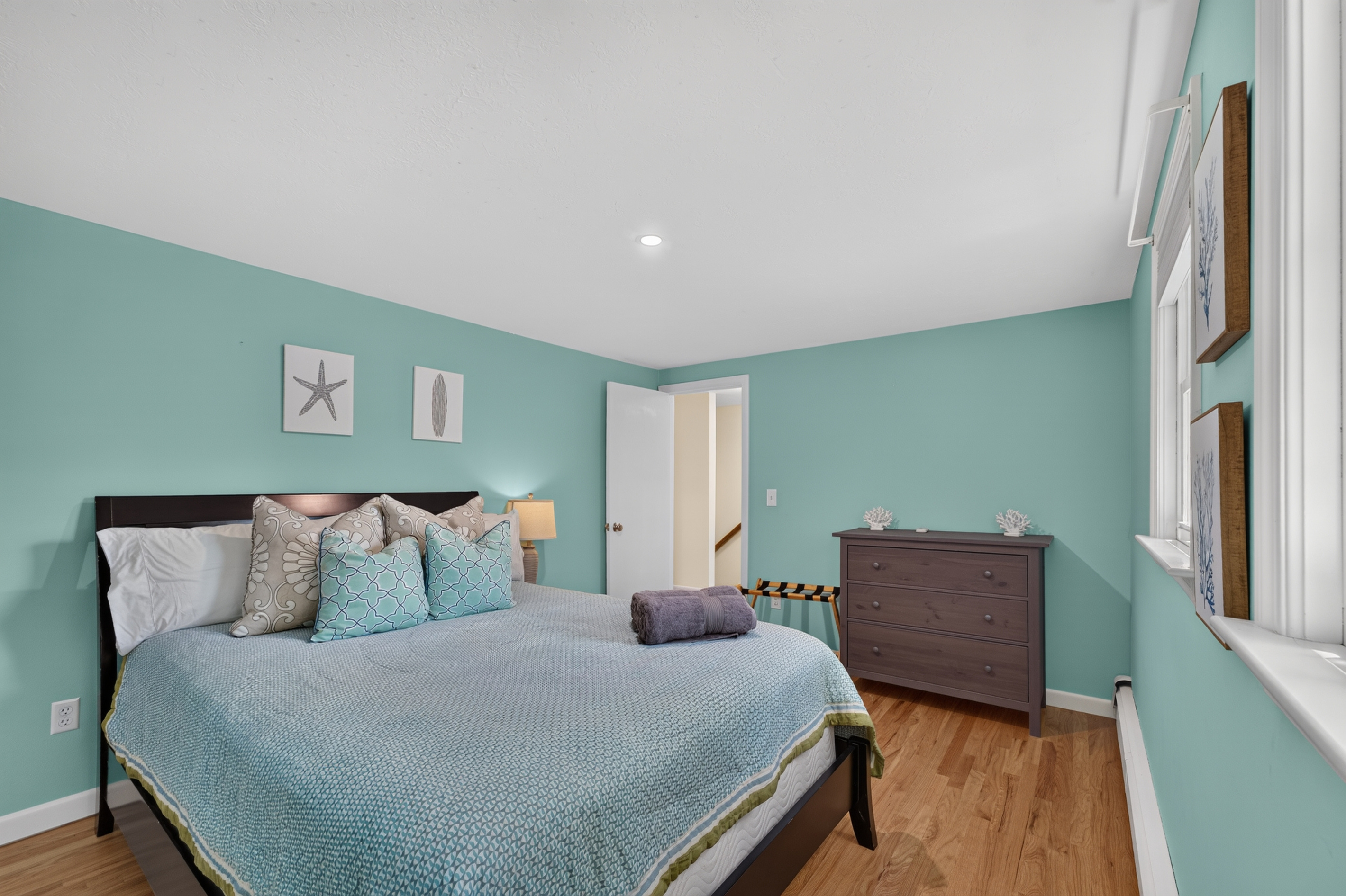 Relax and recharge in this tranquil bedroom designed for restful nights.