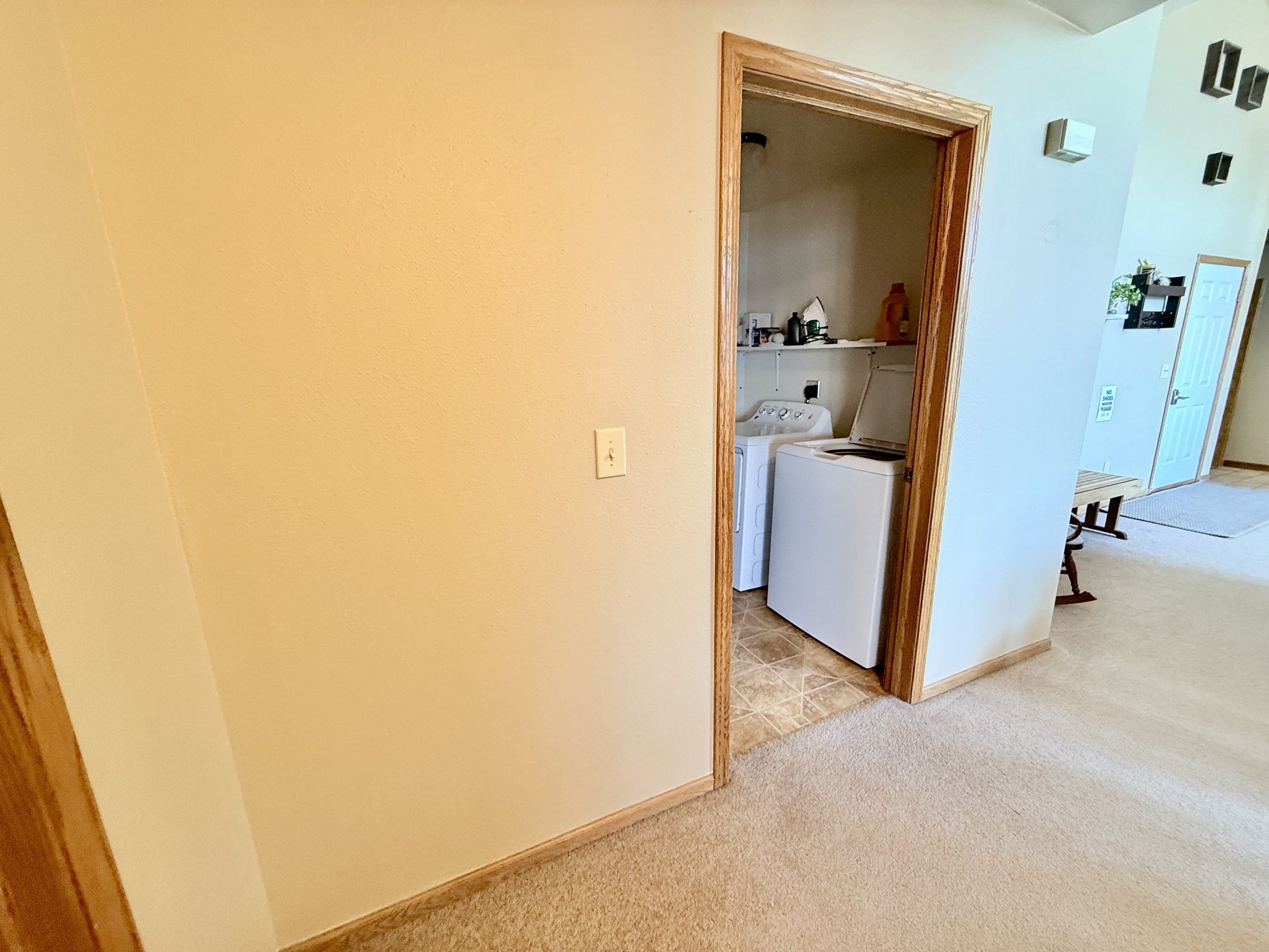 Laundry Hallway - Upper Level