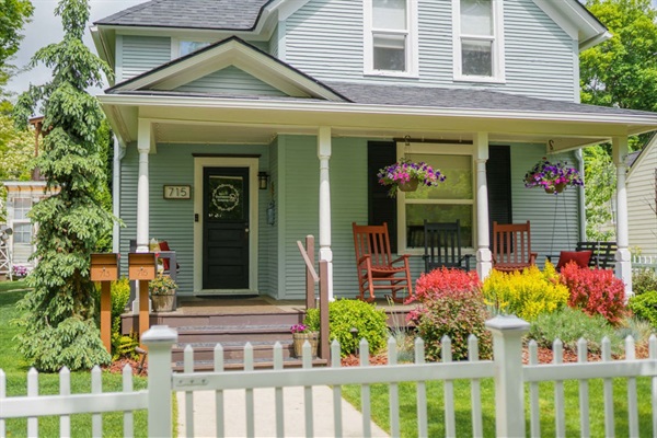 Front door logo = you've arrived.
