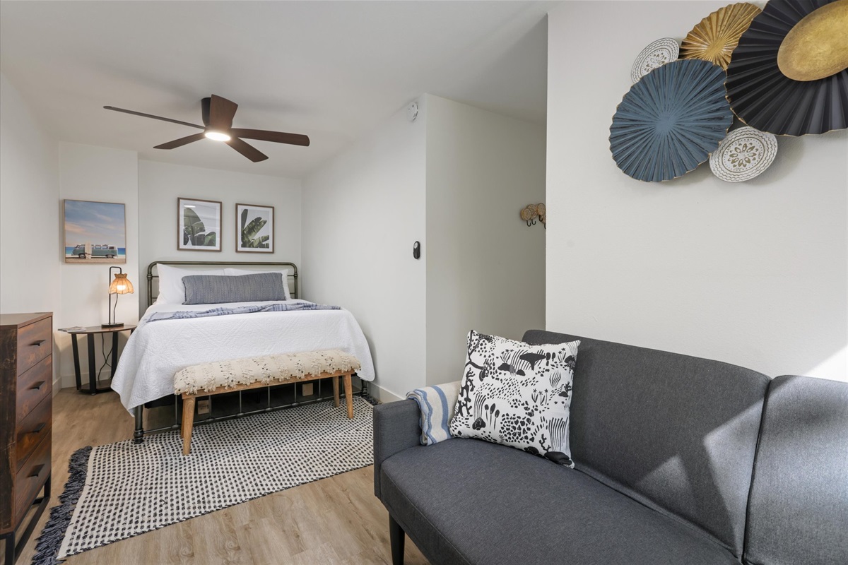 Back bedroom with sofa bed