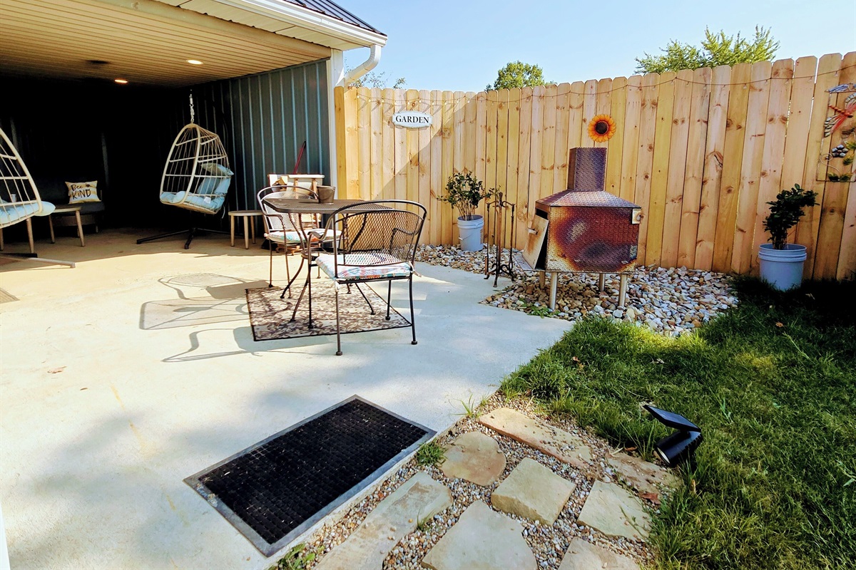 Relaxing outdoor space with gorgeous views