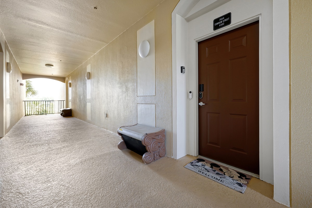 Entrance to condo