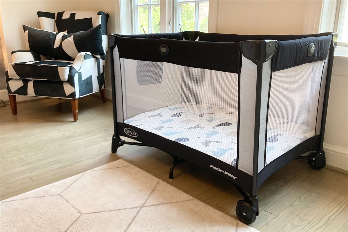 Free Graco Pack 'n Play with Mattress and Sheets (upon request).