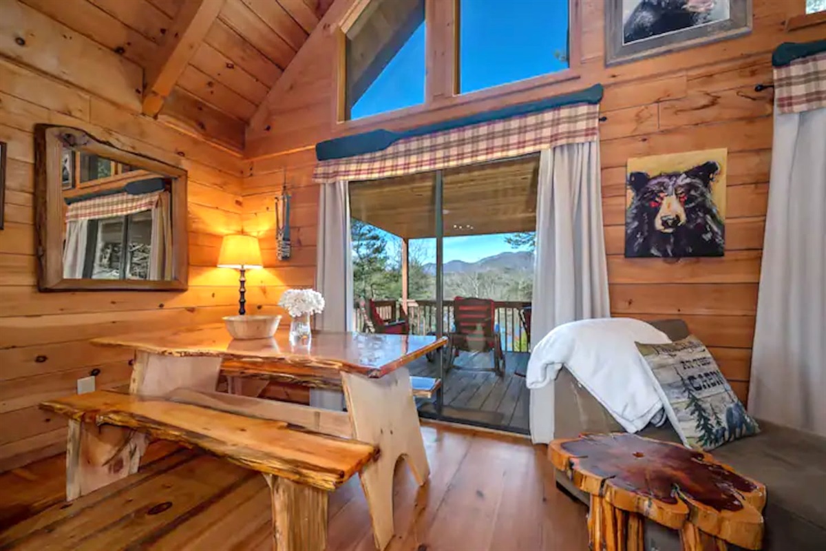 Huge lake and mountain views 