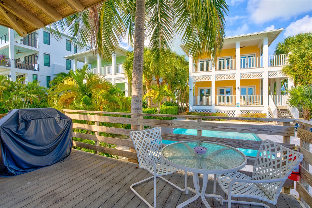 Grill your catch from the day on the gazebo next to the pool.
