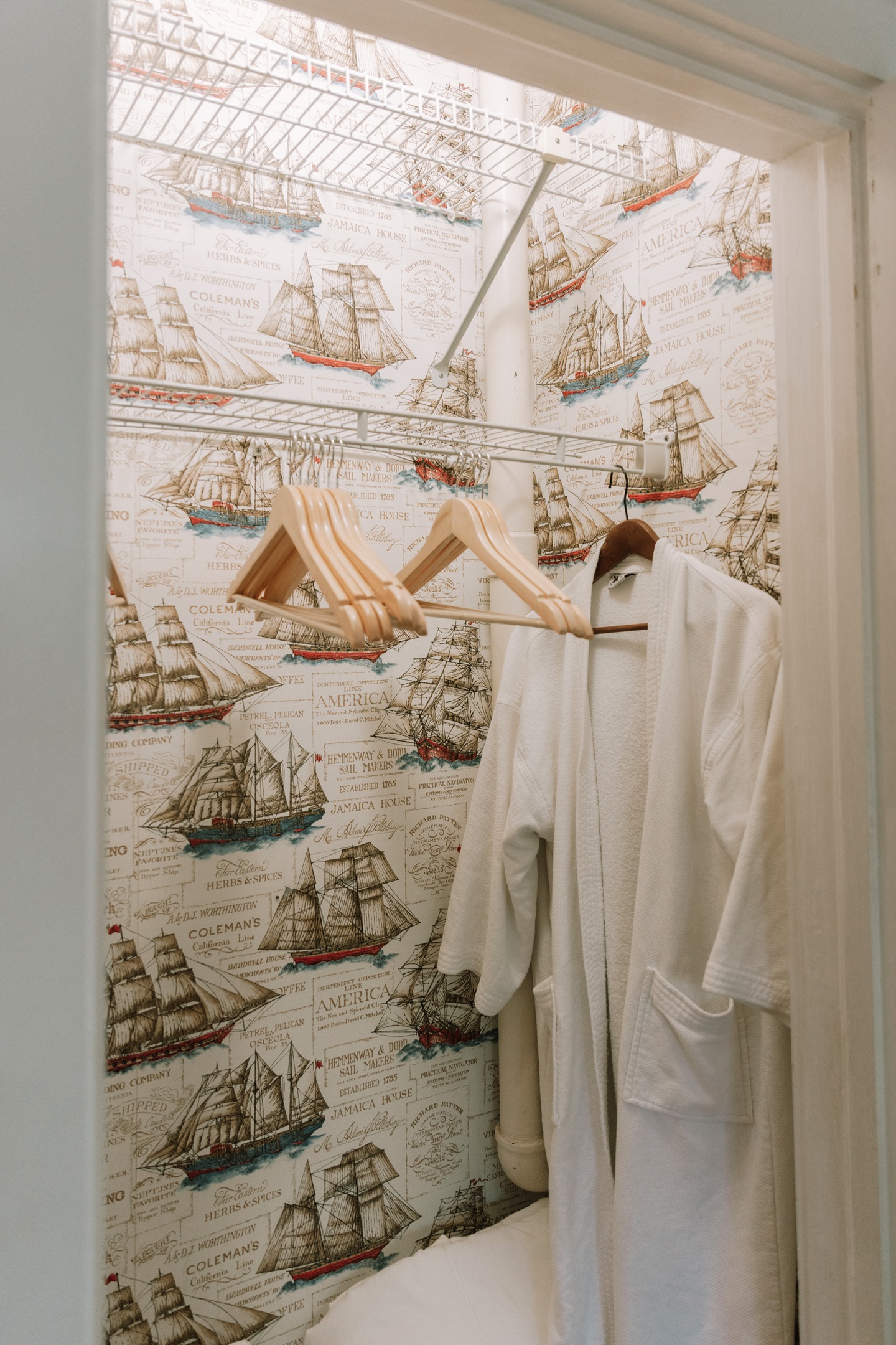 There's plenty of closet space to comfortably store your belongings.