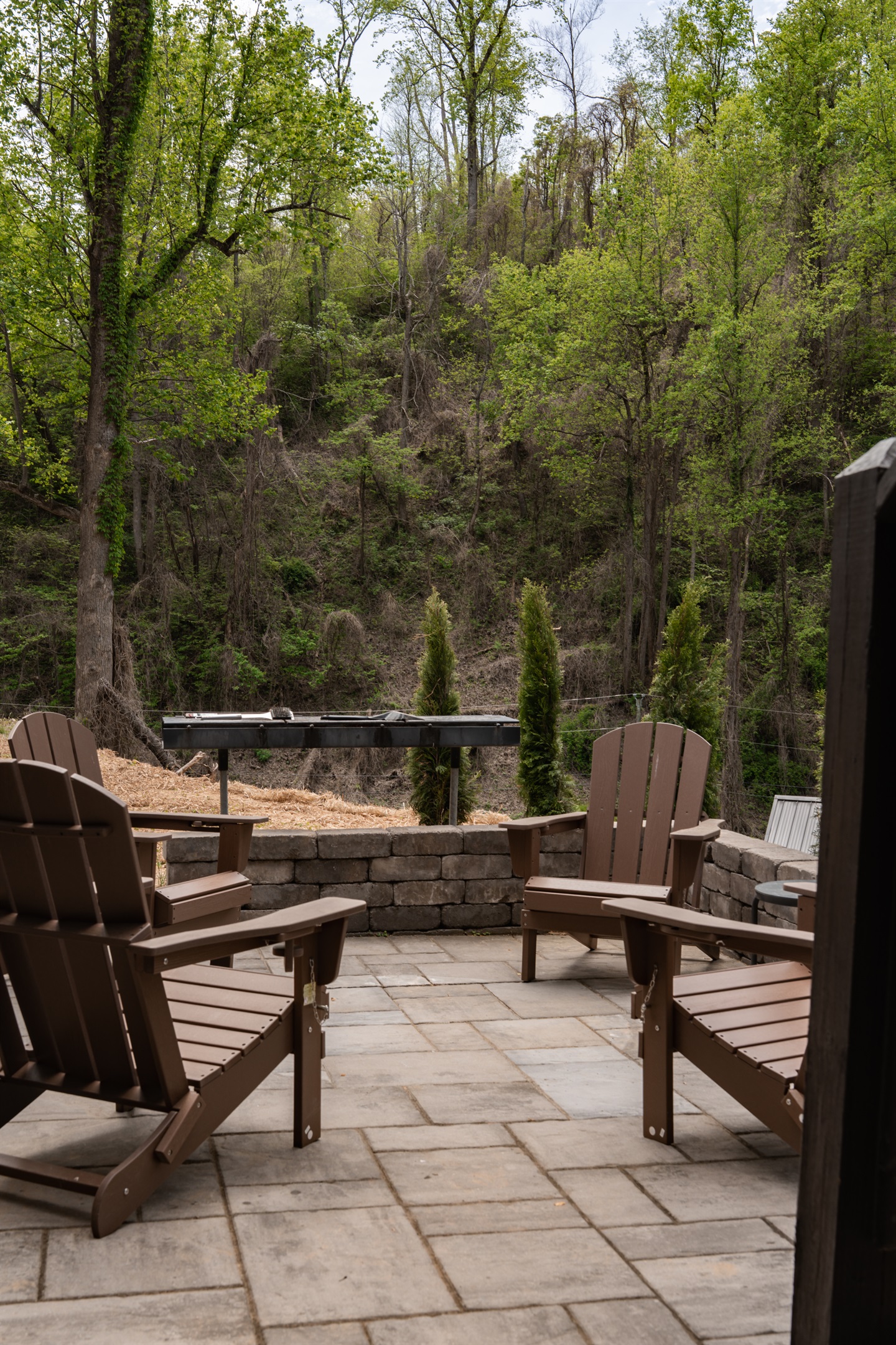 Enjoy a relaxing evening outdoors grilling and telling stories with friends and family.