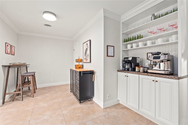Kitchen Cart And Coffee Bar
