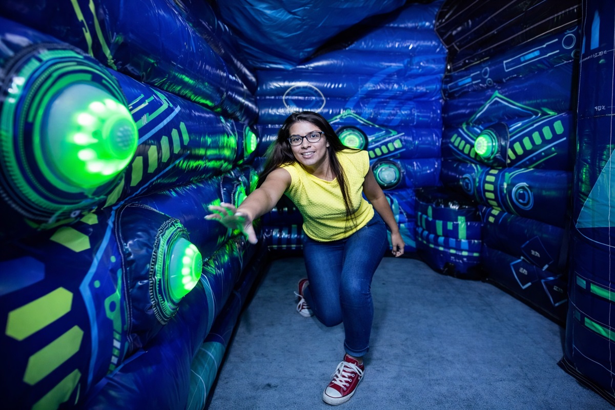 The Inflatable Light Race Arena - A Game of True Skill!