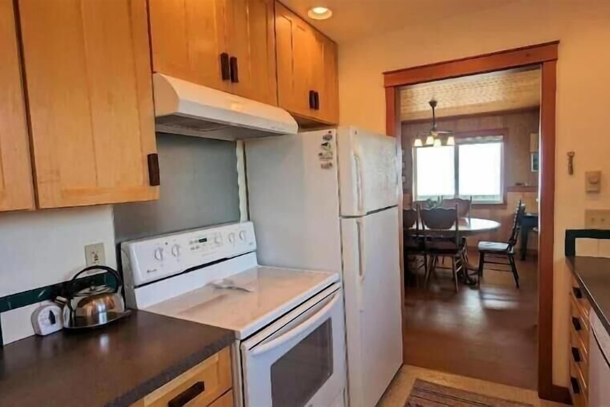 galley kitchen electric range