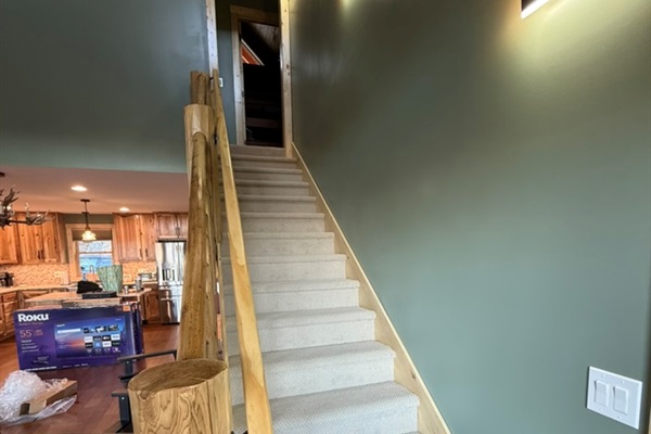 Stairs going upstairs